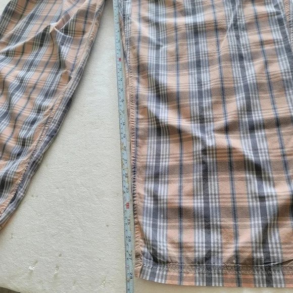 Cremieux 100% Cotton Man's XL Sleepwear Loungewear PJ Pants Orange Plaid AS IS. - Picture 3 of 14